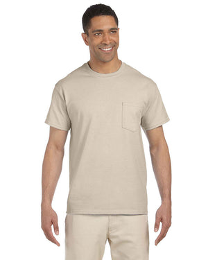 Adult Gildan Ultra Cotton® Pocket T-Shirt - Color - ACG230 - Sand