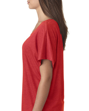 Next Level Apparel Ladies' Triblend Dolman T-Shirt - Side