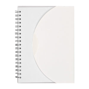 5" x 7" Spiral Notebook - White