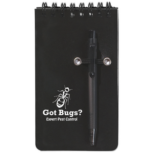Spiral Jotter & Pen - Black