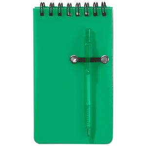 Spiral Jotter & Pen - Frost Green