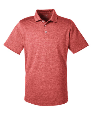 Men's Icon Heather Polo - High Risk Red