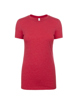 Ladies' Triblend Crew - Vintage Sh Pink