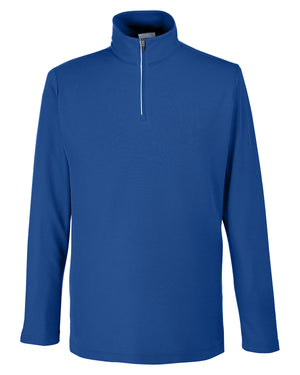 Men's Fusion ChromaSoft™ Pique Quarter-Zip - True Royal