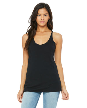 Ladies' Triblend Racerback Tank - Solid Blk Trblnd