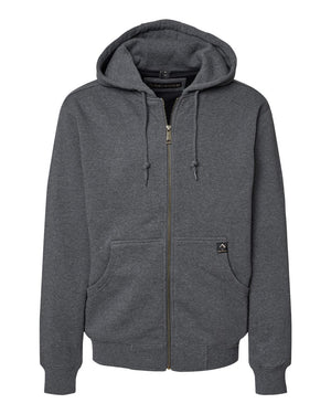 Crossfire Heavyweight Power Fleece Hooded Jacket with Thermal Lining - Dark Oxford