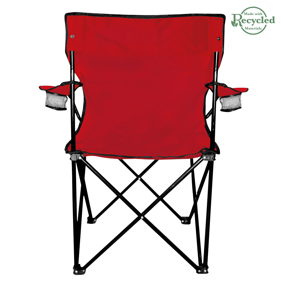 Folding Chair with Carrying Bag - Red