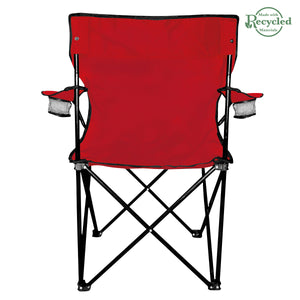 Folding Chair with Carrying Bag - Red