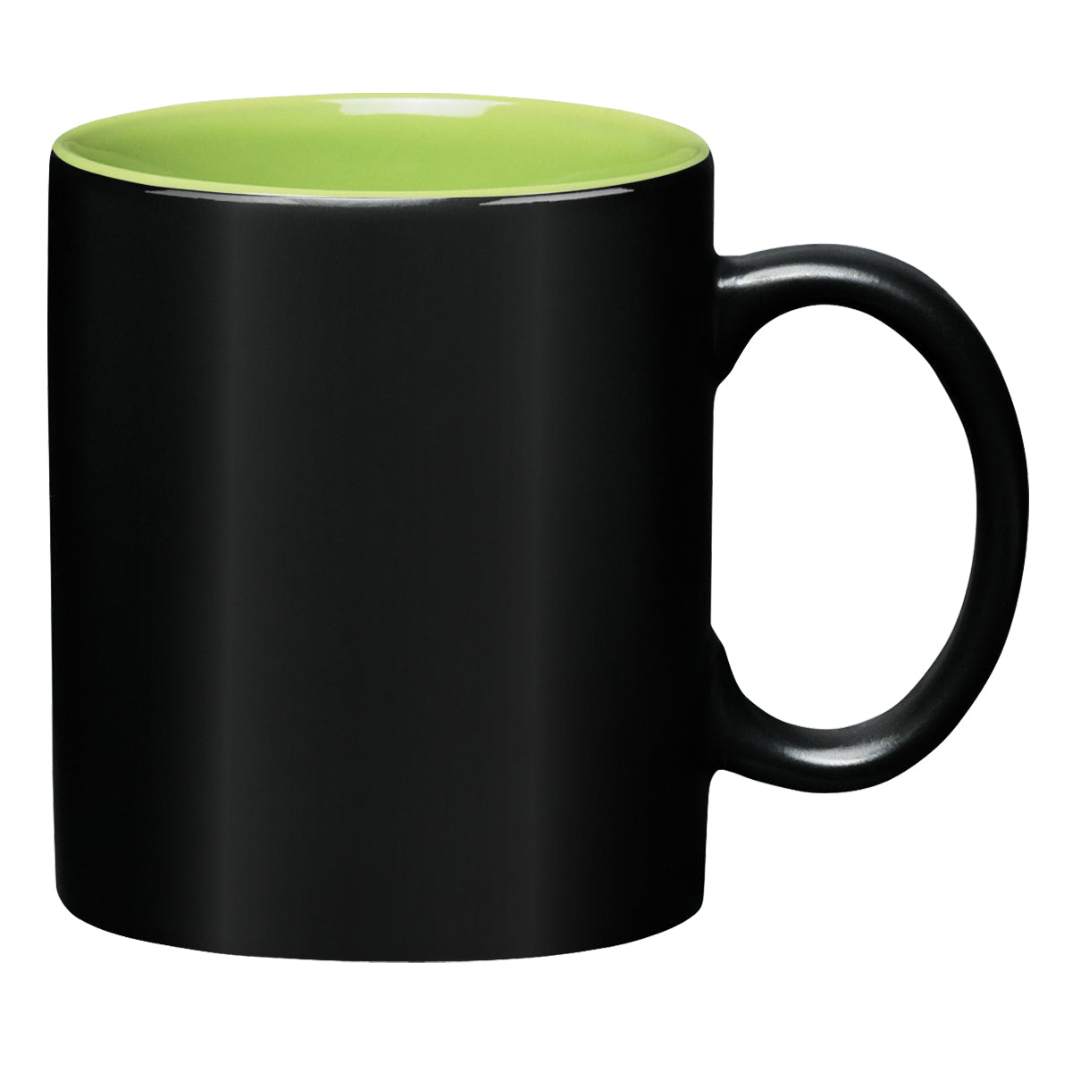 11 Oz. Aztec Mug - Black With Lime