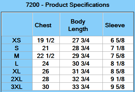 Next Level Unisex Heavyweight T-Shirt - Specs