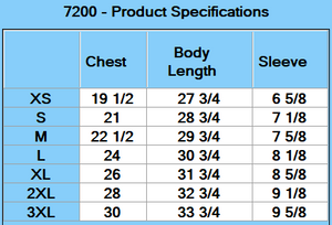 Next Level Unisex Heavyweight T-Shirt - Specs