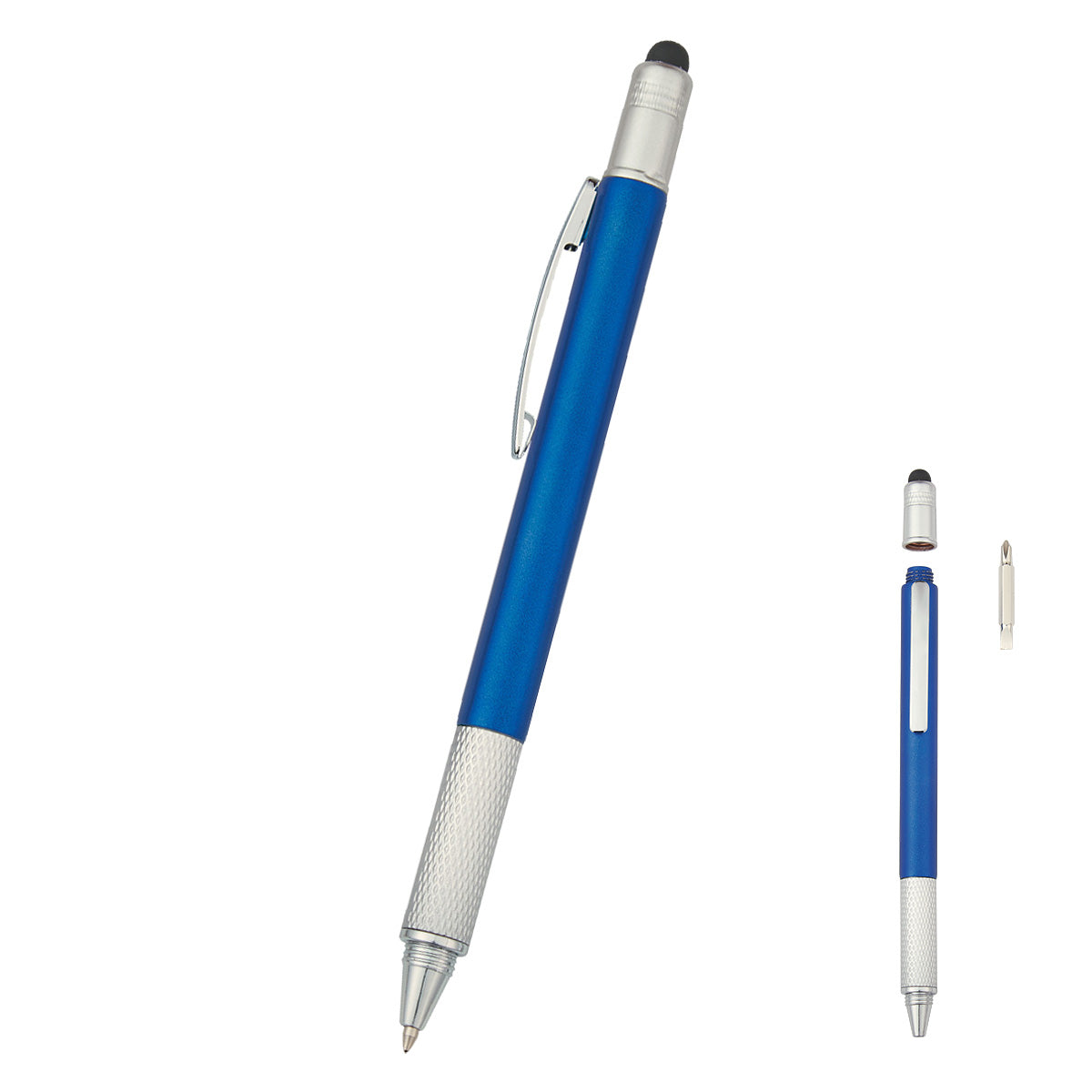Screwdriver Pen With Stylus - Blue