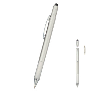 Screwdriver Pen With Stylus - Silver