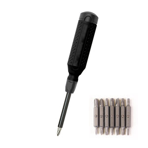 MegaPro 15-In-1 Multi-Bit Screwdriver - Black With Gray