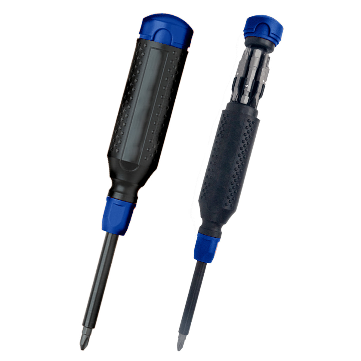 MegaPro 14-In-1 Multi-Bit Screwdriver - Black With Blue