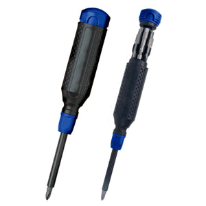 MegaPro 14-In-1 Multi-Bit Screwdriver - Black With Blue