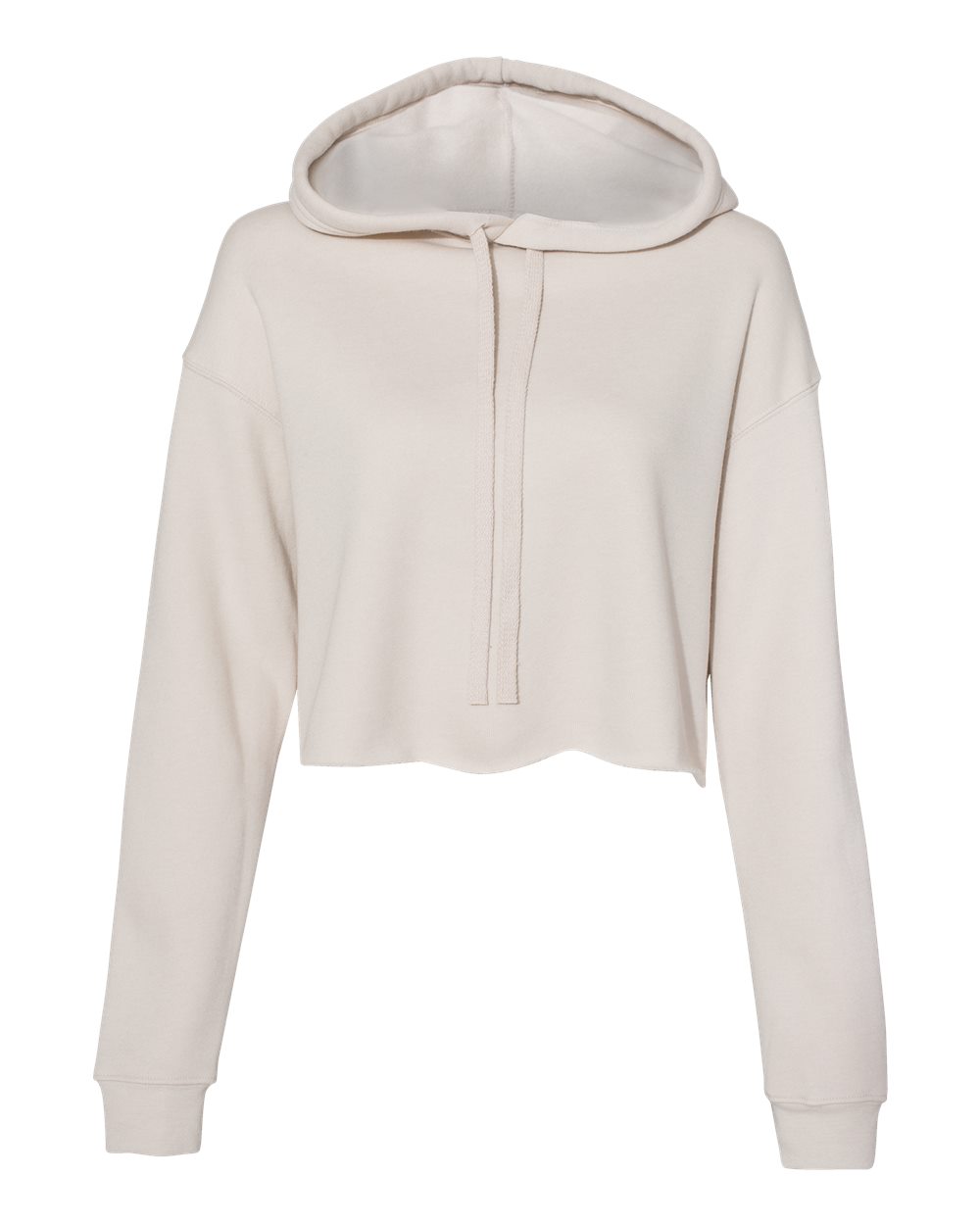 BELLA + CANVAS Ladies' Cropped Fleece Hoodie - Heather Dust