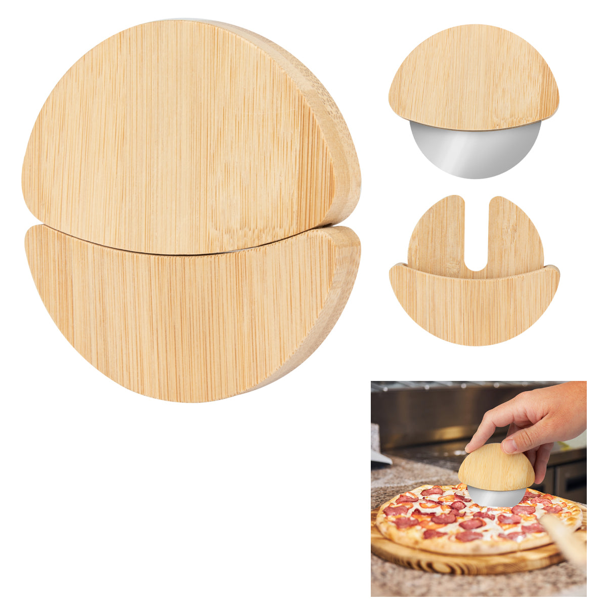 Bambino Pizza Cutter - Natural