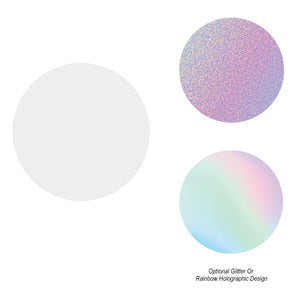 Acrylic Coaster - Circle - White