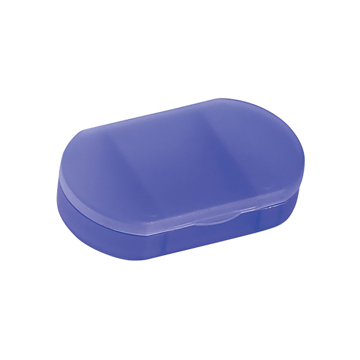 Oval Shape Pill Holder - Frost Blue