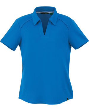 Ladies' Recycled Polyester Performance Piqué Polo - Lt Nautical Blu