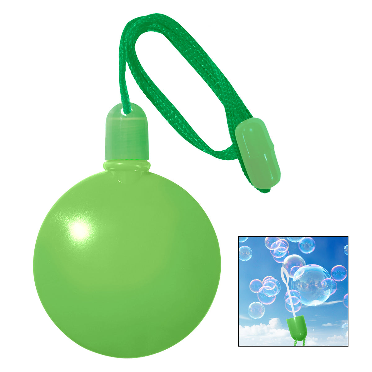 1.33 Oz. Round Bubble Dispenser - Lime