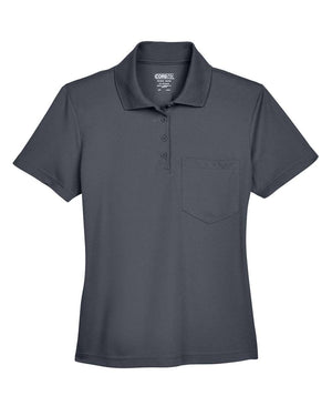 CORE365 Origin Performance Pique Polo with Pocket - Women's - Carbon