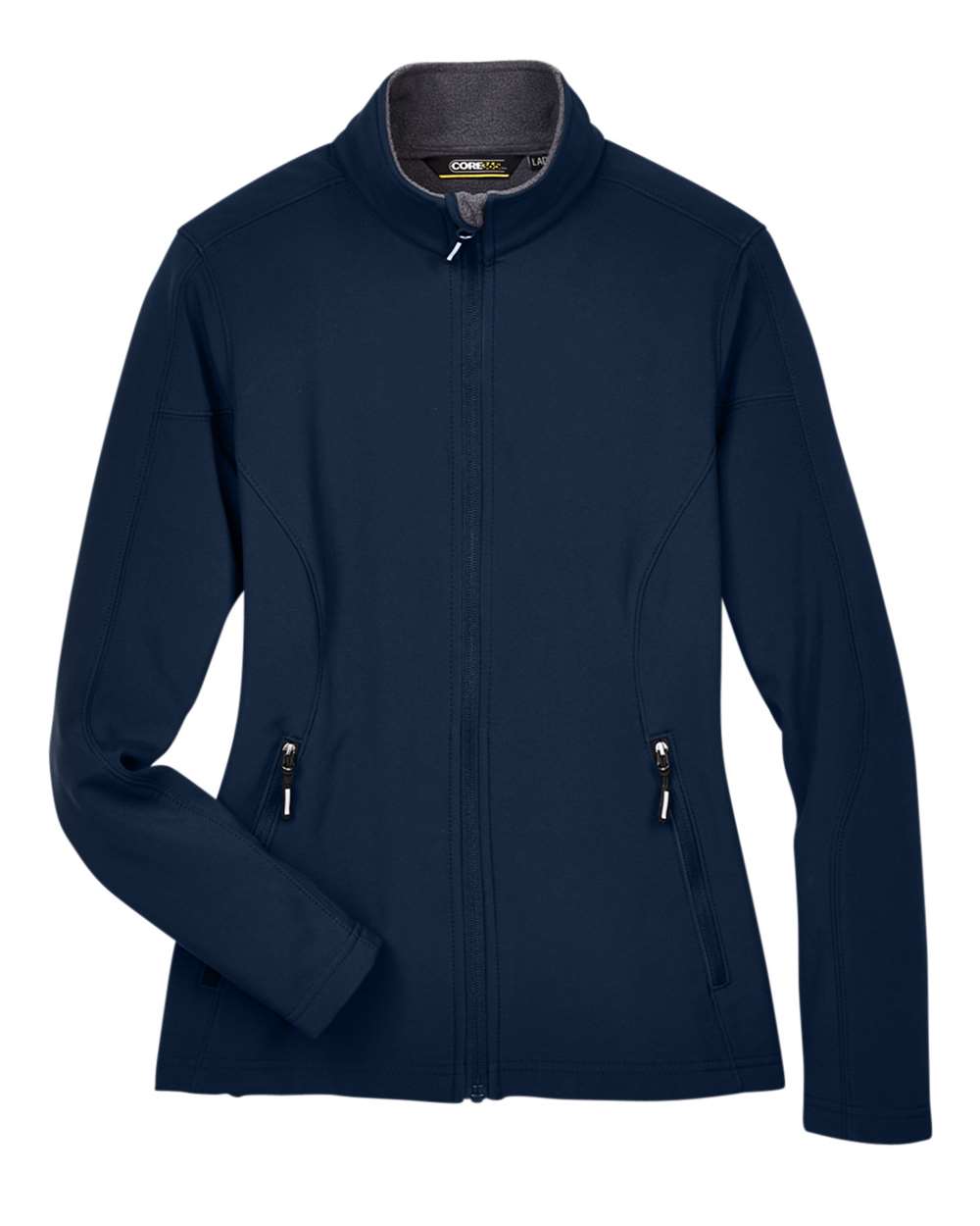 CORE365 Ladies' 2-Layer Fleece Bonded Soft Shell Jacket - Classic Navy
