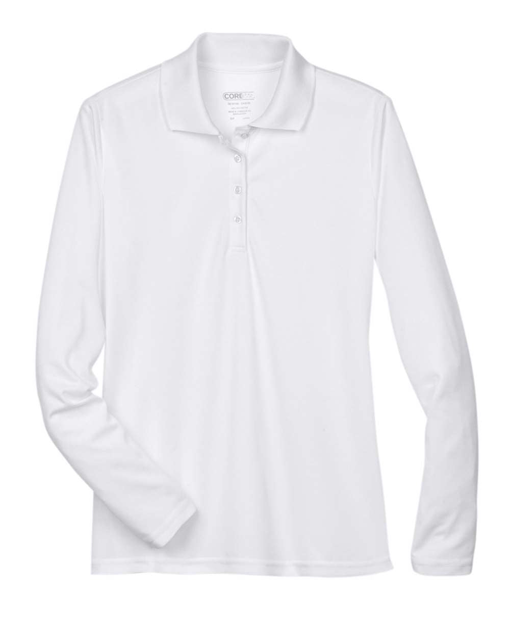 CORE365 Pinnacle Long Sleeve Pique Polo - women's - White