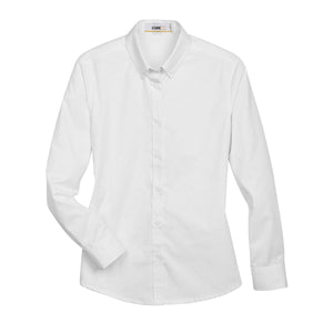 Core 365 Operate Long Sleeve Twill Shirt (Ladies') - White