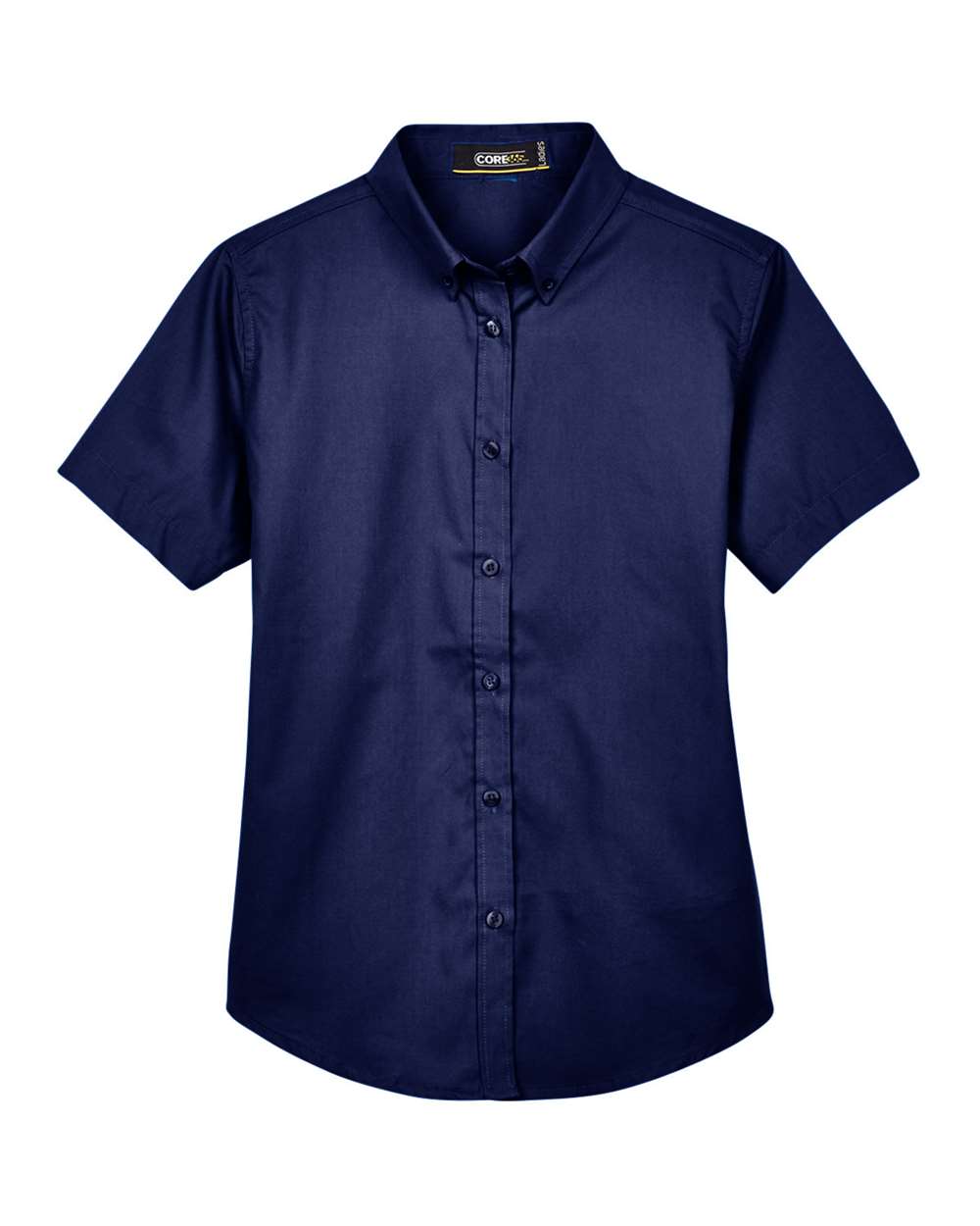 CORE365 Origin Short Sleeve Twill Shirt - Women - Classic Navy