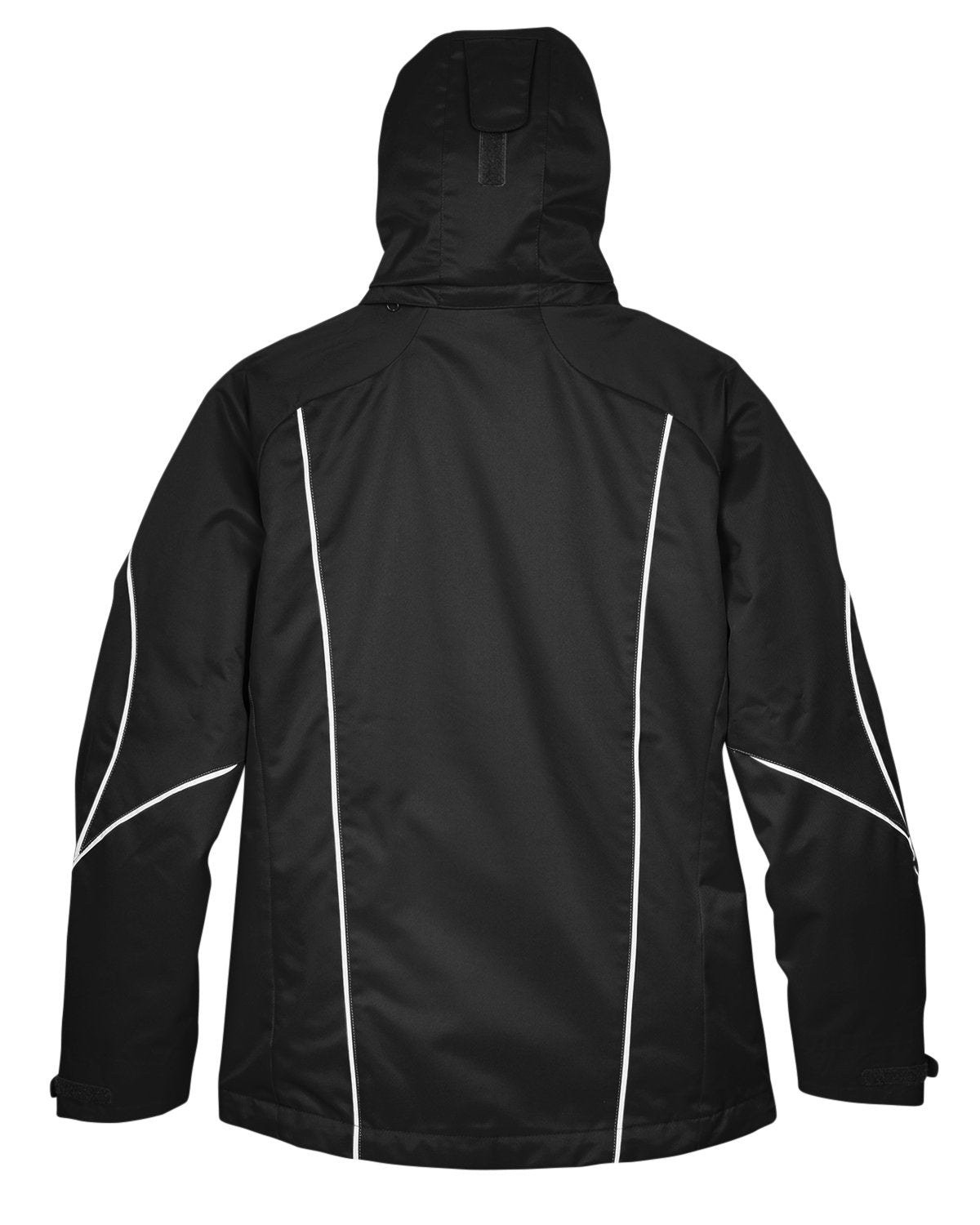 North End Ladies' Angle 3-in-1 Jacket with Bonded Fleece Liner - Back