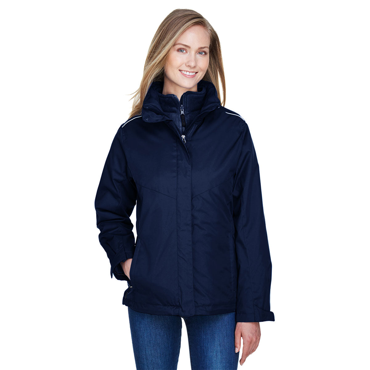 Core365 Region 3-IN-1 Jacket women - Navy
