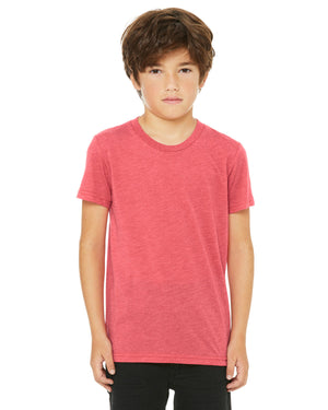 Youth Triblend Short-Sleeve T-Shirt - Red Triblend