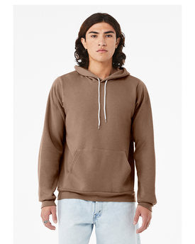 Unisex Sponge Fleece Pullover Hoodie - Vintage Brown