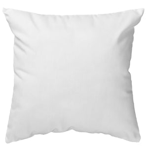 Medium Full Color Throw Pillow - White