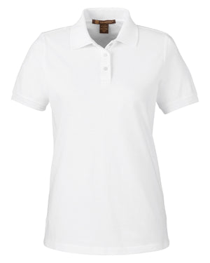 Ladies' Valiant Cotton Snag Protect Polo - White