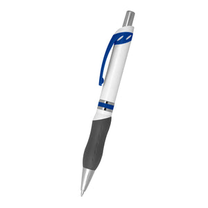 Campus Pen - White With Royal Blue