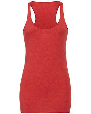 BELLA + CANVAS Ladies' Triblend Racerback Tank - Red Triblend