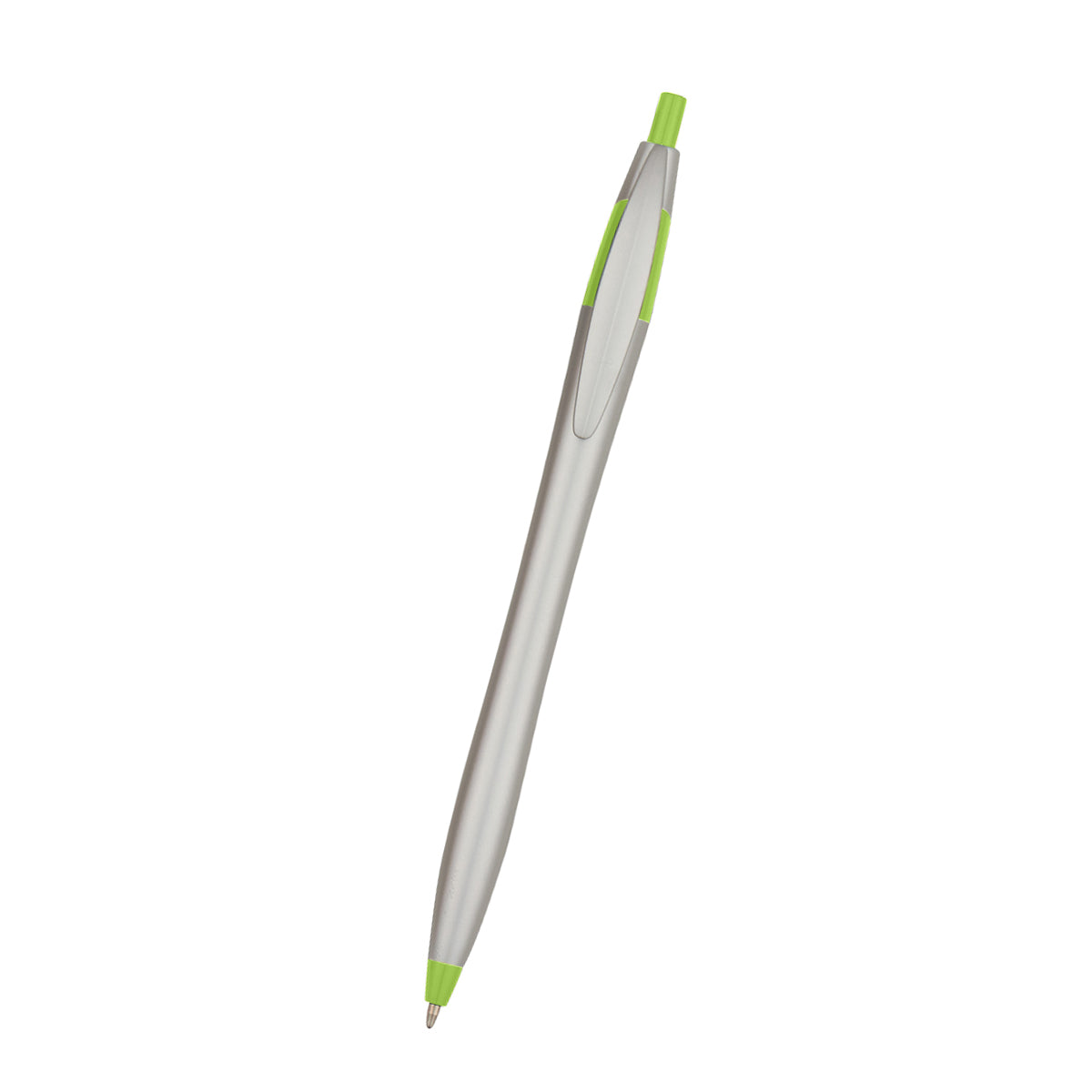 Dart Pen - Silver With Lime