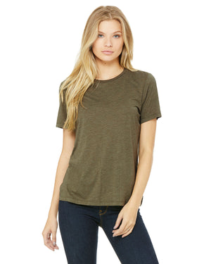 Ladies' Relaxed Triblend T-Shirt - Olive Triblend