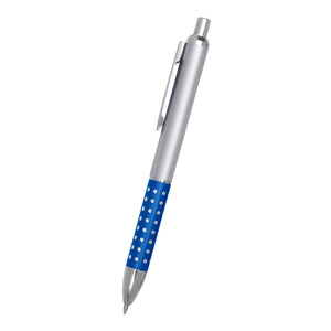 The Vegas Pen - Silver With Blue