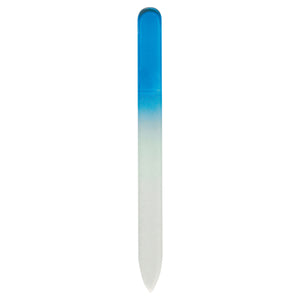 Glass Nail File In Sleeve - Blue