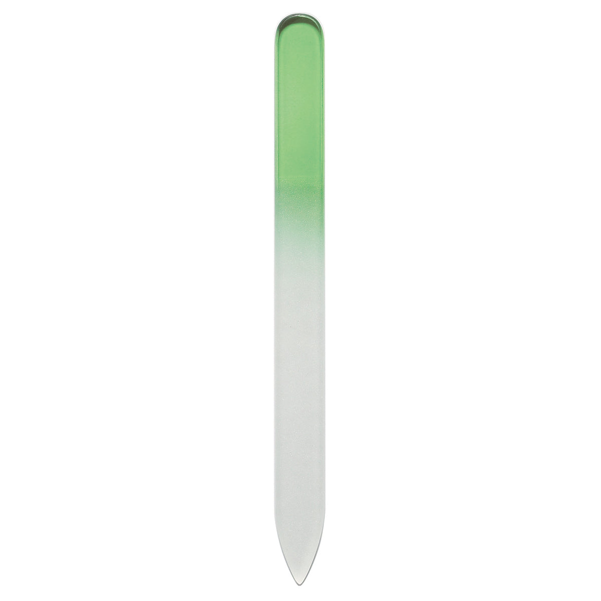 Glass Nail File In Sleeve - Lime
