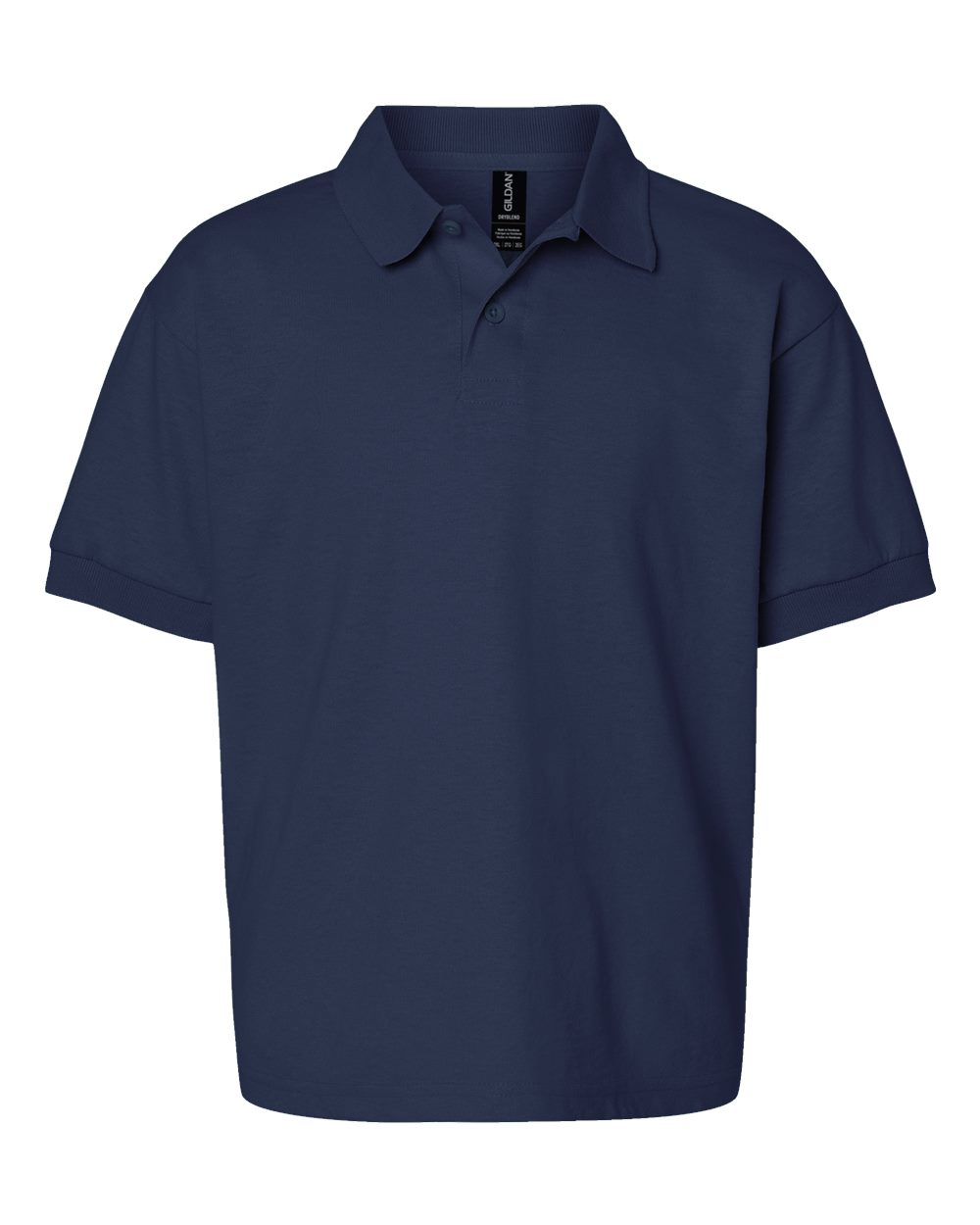 Gildan Youth Jersey Polo - Navy