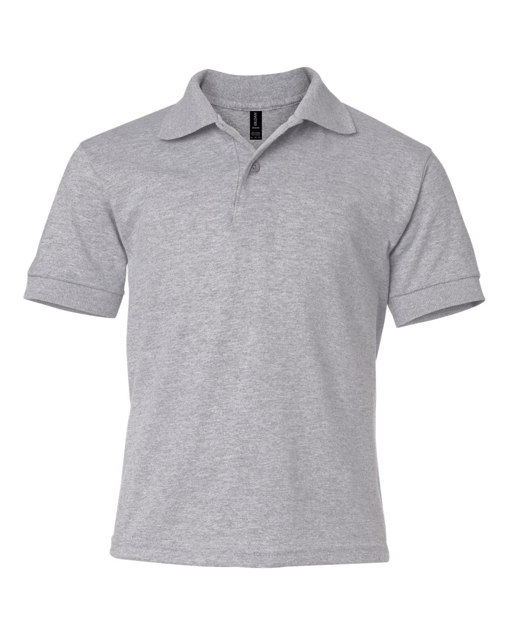 Gildan Youth Jersey Polo - Sport Grey