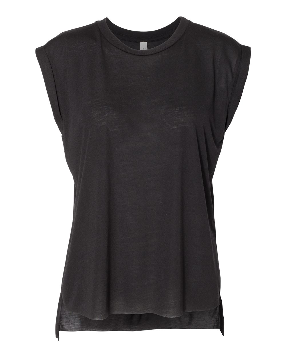 BELLA + CANVAS Ladies' Flowy Muscle T-Shirt with Rolled Cuff
