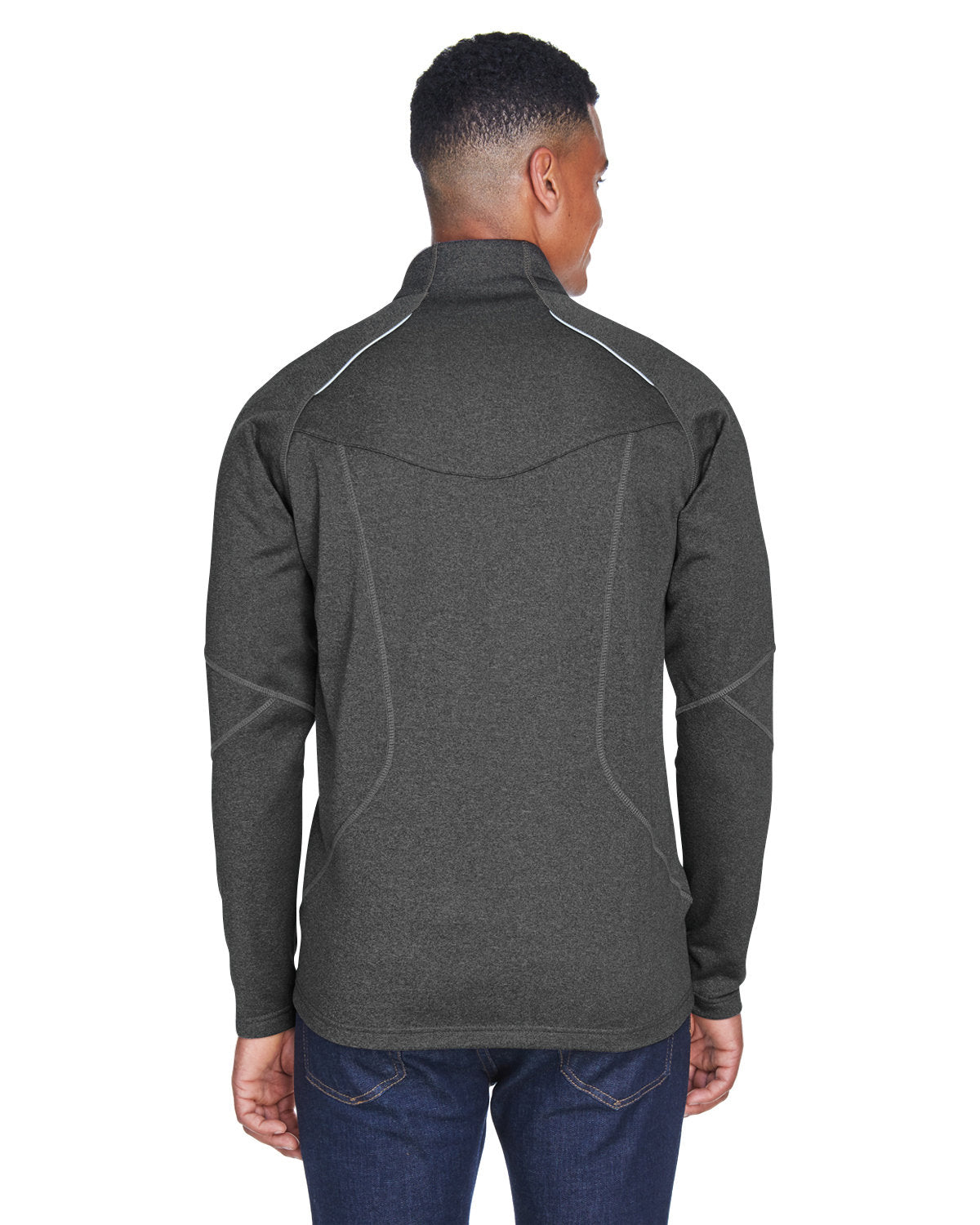 North End Men's Gravity Performance Fleece Jacket - Back