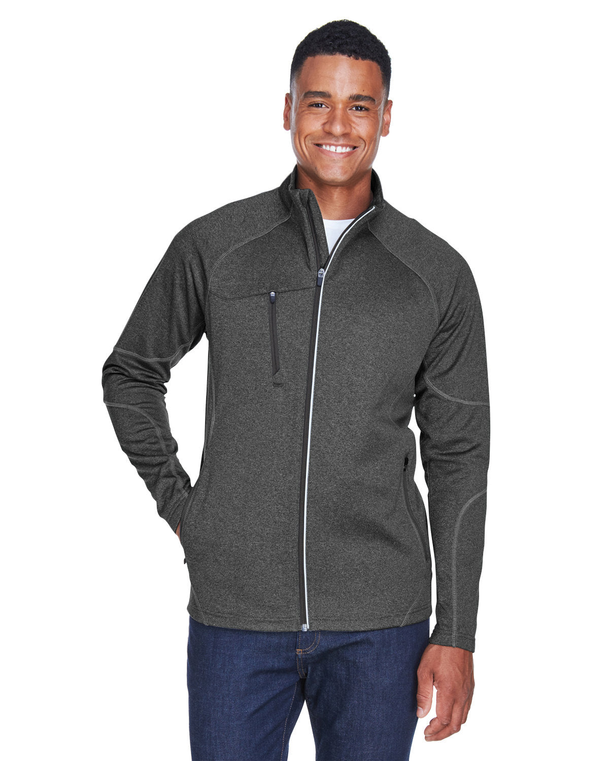 North End Men's Gravity Performance Fleece Jacket - Front