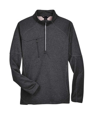 North End Adult Catalyst Performance Fleece Quarter-Zip - Carbon Heather